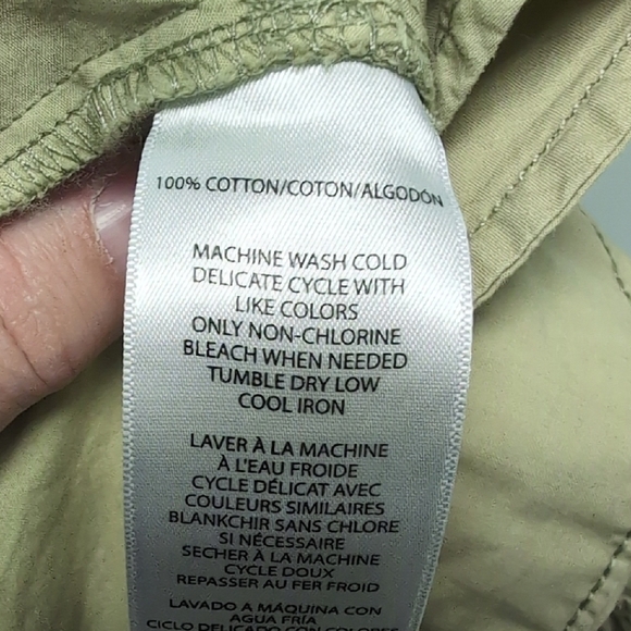 Calvin Klein 100% Cotton Tan Skirt With Back Slit. Size 6 NWT - Picture 7 of 7